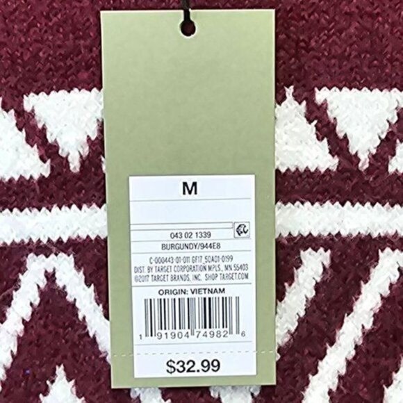 Hooded Jacquard Pullover Sweater | Goodfellow & Co | Medium - Picture 9 of 10